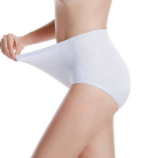 Set of 4 pcs - Silky Soft High Waist Seamless Underwear for Women - Breathable Plus Size 4XL Briefs