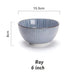 Elegant Japanese Ceramic Ramen and Soup Bowl Set