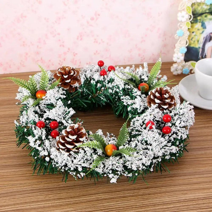 Exquisite Handmade PVC Seasonal Wreath for Elegant Holiday Decor