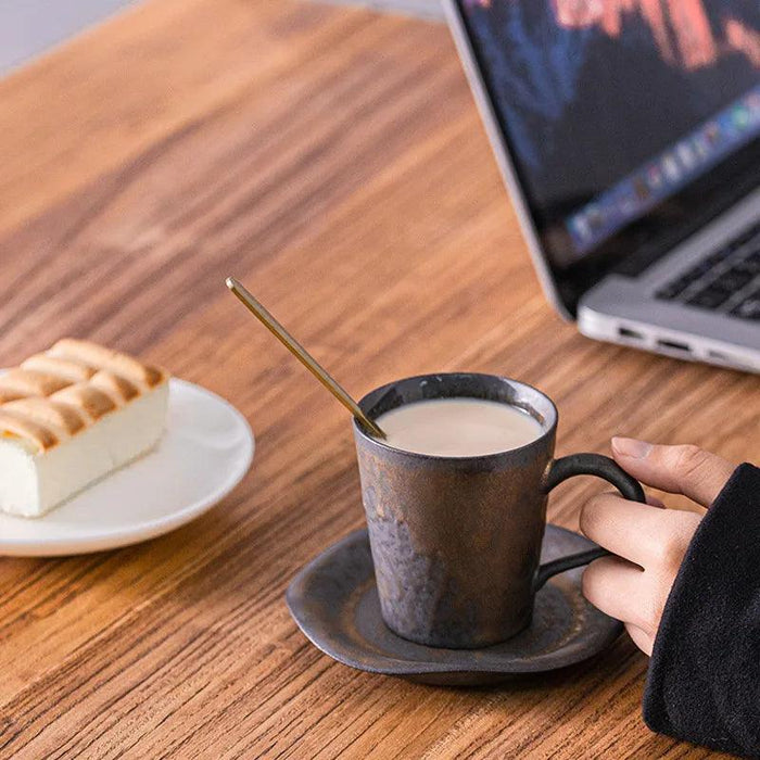 Rustic Japanese Artisan Ceramic Coffee Mug