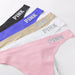 Elegant Seamless Low-Rise Ice Silk Thong Panties for Women - Chic Nylon Underwear in Assorted Colors