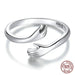 Warm Embrace 925 Sterling Silver Hand Hug Ring - Symbol of His Big Loving Embrace