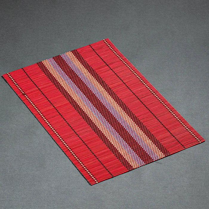 Sustainable Bamboo Dining Set – Elegant, Waterproof, and Heat-Resistant Placemats and Coasters for Every Occasion