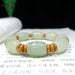 Natural Hetian Jade Lucky Amulet Bracelet