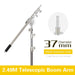 Heavy-Duty 2.49M Stainless Steel Boom Arm Light Stand Kit for Professional Photography