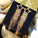 Elegant Starburst Tassel Earrings for Glamorous Looks