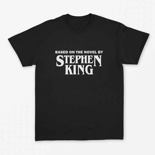 Nostalgic 90s Horror Literature T-Shirt for Stephen King Fans