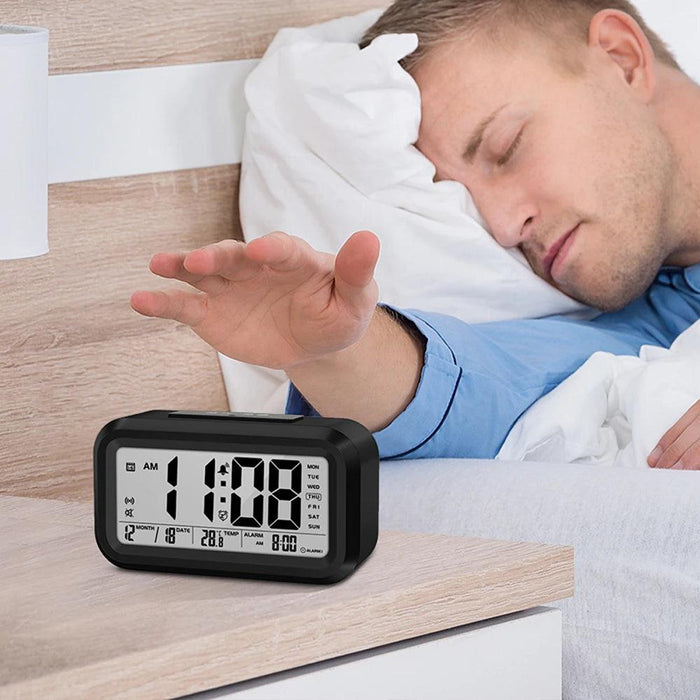 Digital Talking Alarm Clock with Temperature Display and Snooze Function for Kids