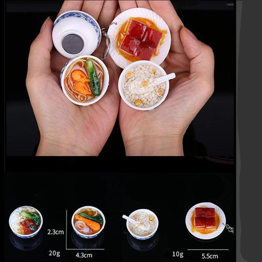 Enchanting Mini Chinese Cuisine Bowl Playset - Fun Decorative Props for Kids and Home