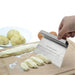 Stainless Steel Cake Dough Scraper Cutter with Scale - Multipurpose Baking Tool