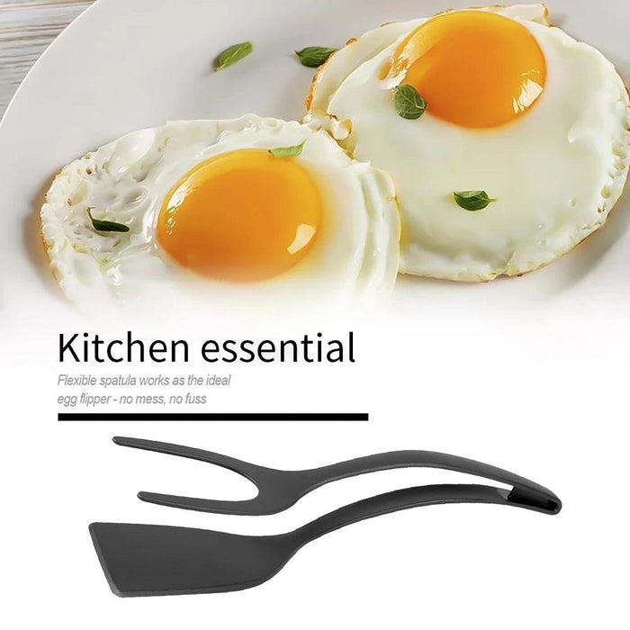 Multi-Functional Kitchen Tool: 2-In-1 Spatula and Tongs for Effortless Cooking