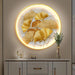 Ginkgo Leaf Serenity: Modern LED Wall Lamp for Stylish Home Illumination