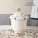 Elegant Royal Gold Pearl Bone China Tea & Coffee Set - Luxurious Collection for Exquisite Teatime