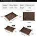 Elegant Cowhide Leather Organizer Tray for Keys, Wallets, and Coins: A Stylish Storage Solution