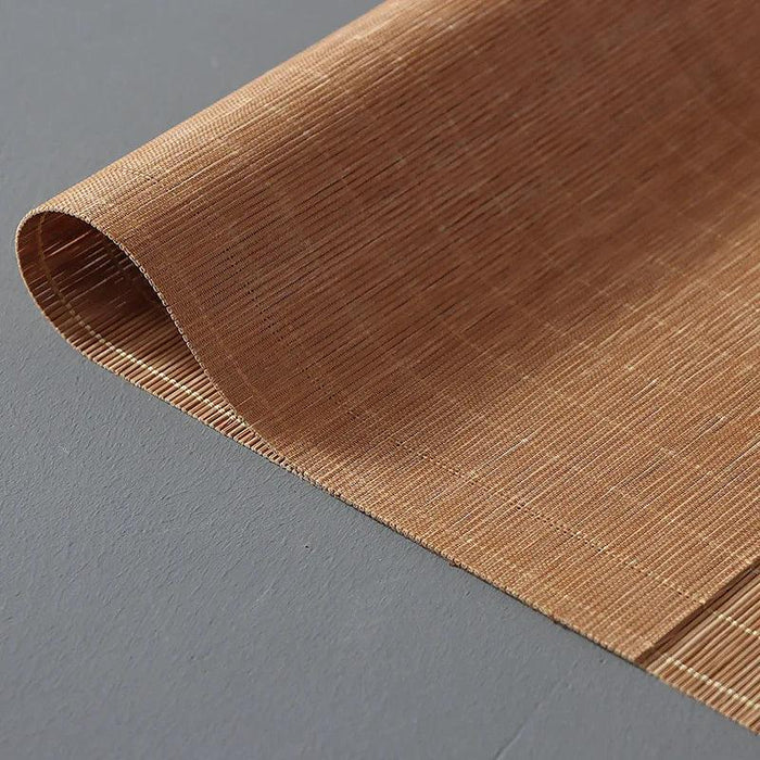 Chic Eco-Friendly Bamboo Table Runner and Placemats for Elegant Dining Spaces