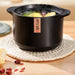 Classic Retro Heat-Resistant Clay Casserole with Lid - Essential Kitchen Tool DI50SG