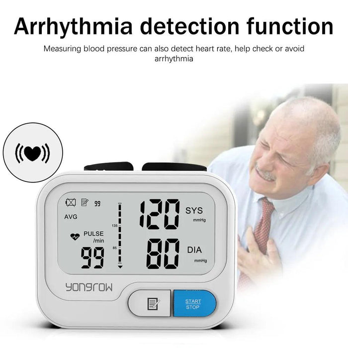 HealthMate Portable Blood Pressure & Heart Rate Monitoring Device - Your Go-To Health Assistant