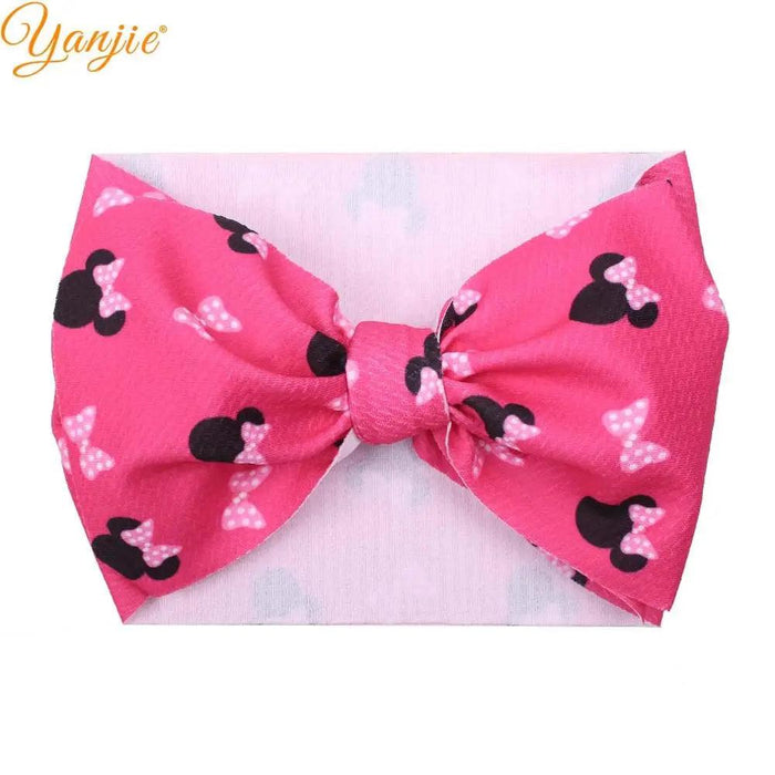 YANJIE 2023 Customizable Large Hair Bow Headband Set for Kids