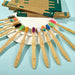 12 Pcs Charcoal Bamboo Toothbrushes Soft Eco-Friendly