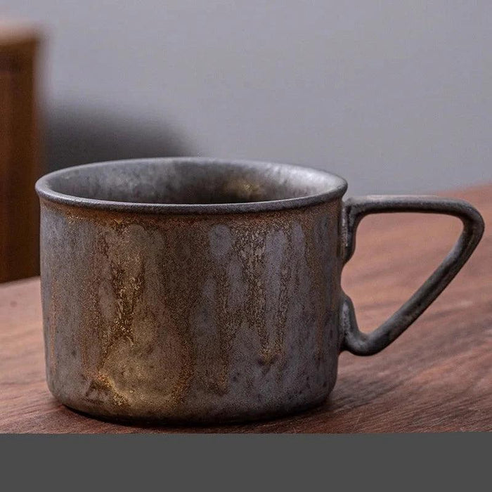 Rustic Japanese Artisan Ceramic Coffee Mug