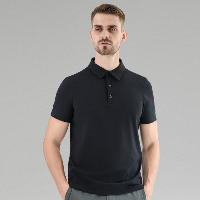 Men's short-sleeved casual POLO shirt breathable business sports top