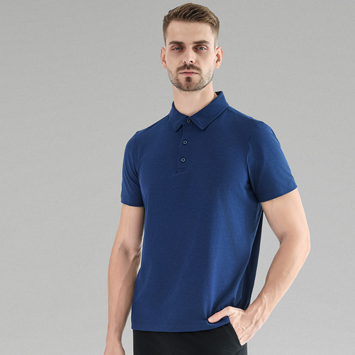 Men's short-sleeved casual POLO shirt breathable business sports top