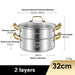 Premium Triple Layer 316 Stainless Steel Steamer: The Ultimate Kitchen Essential