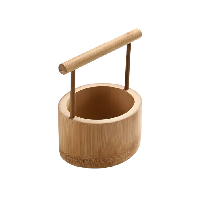 Elegant Bamboo Snack Tray for Dried Fruits and Desserts - Portable Refreshment Organizer