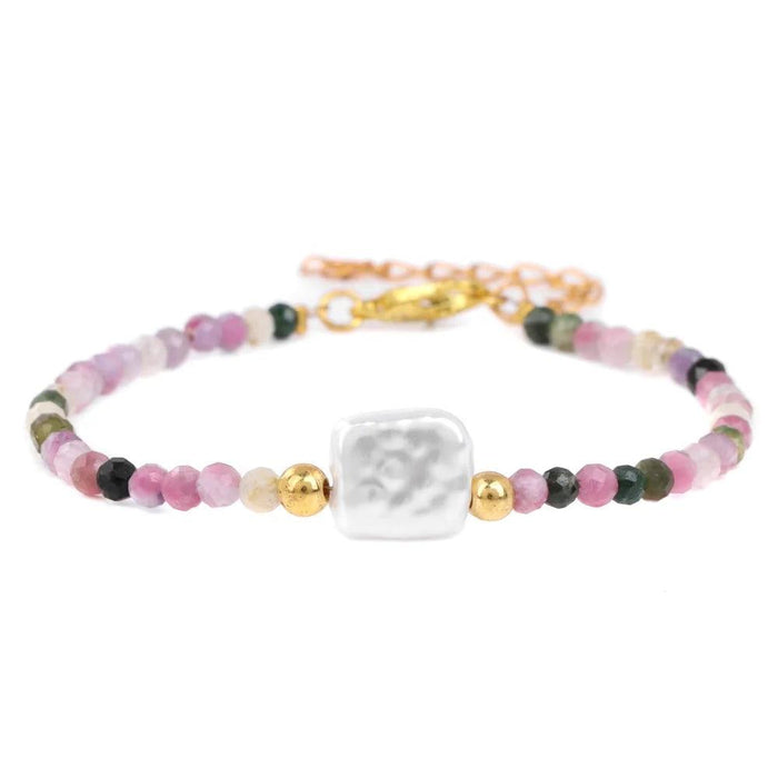 Charming Cat Lovers Beaded Bracelet - Colorful 3mm Jewelry Gift for Women and Girls