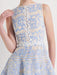 Sleeveless Lace Mini Dress with Hollow Out Embroidery for Women's Summer Events 2024