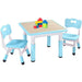 Versatile Activity Table and Chair Set for Kids with 2 Adjustable Chairs - Ideal Creative Space for Ages 3-8