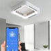 Modern Bladeless LED Ceiling Fan Light - Redefine Comfort and Style in Your Home