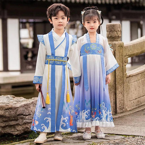 Heritage Unisex Hanfu Robe – Classic Chinese Scholar Kimono for All Ages