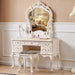 Chic European Minimalist Makeup Vanity Table