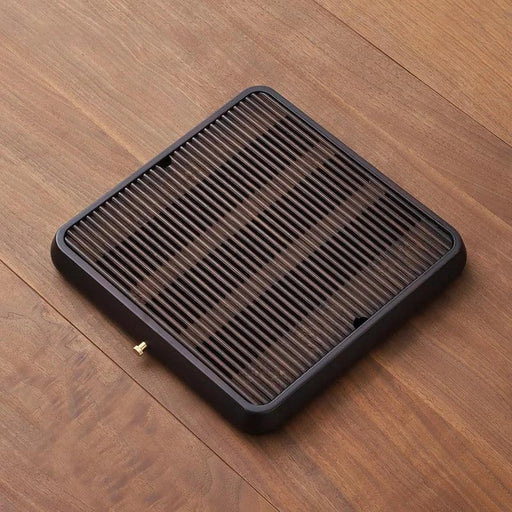 Bamboo Serving Tray for Tea and Coffee - 25cm Portable Wooden Tray