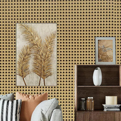 Bamboo Pattern Waterproof Rattan Contact Paper for DIY Furniture Renovation and Cabinet Decor