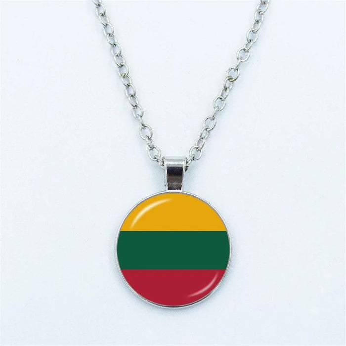 Vibrant Customizable Rainbow Glass Pendant Necklace for Love and Pride Celebration