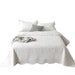 Elegant Euro-Style Embroidered Bedspread Set with Premium Cotton Filling - Versatile Summer Blanket and Mattress Cover