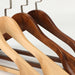 Elegant Solid Wood Suit Hangers - Premium Closet Storage Solution