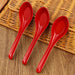 Elegant Japanese Porcelain Spoons Set - Premium Anti-Chip Kitchen Utensils