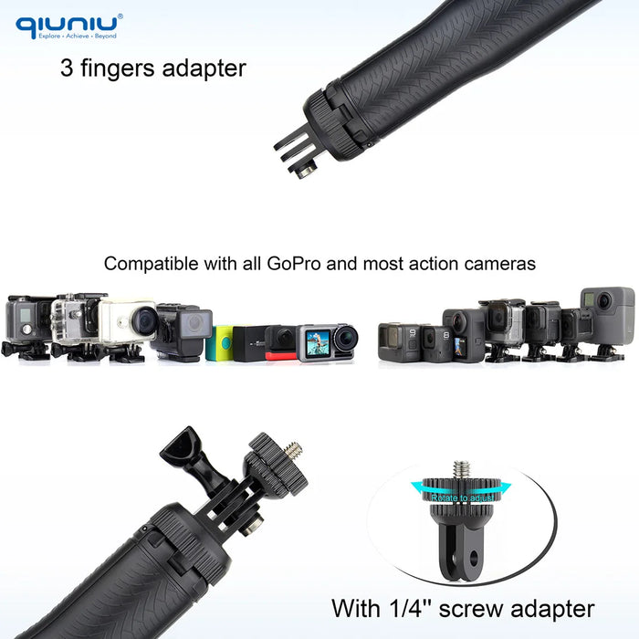 Versatile 4-in-1 Floating Action Camera Pole and Tripod Kit for Aquatic Photography