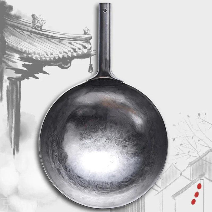 Premium Handcrafted Carbon Steel Wok for Authentic Chinese Cooking