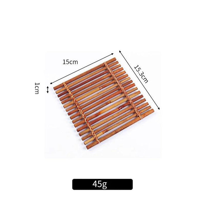 Artistic Bamboo Sushi Platter - Elegant Japanese Serving Tray