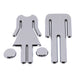 Chic Unisex Restroom Signage for Modern Bathroom Decor