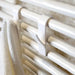Efficient White PVC Radiator Coat Hooks: Modern Bathroom Storage Solution for Stylish Organization