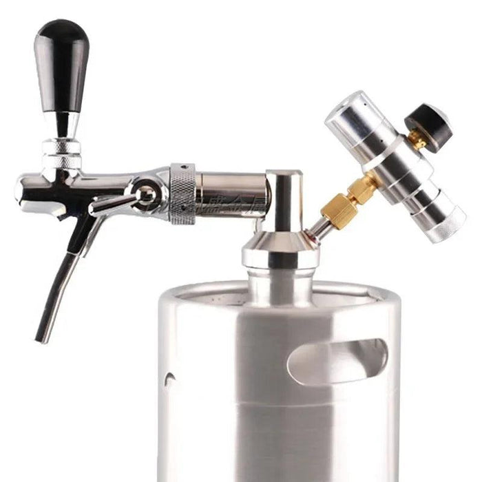 Ultimate Craft Beer Mini Keg Dispenser - Portable Stainless Steel Home Brewing System