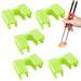 Set of 5 Easy-to-Use Reusable Chopstick Training Helpers - Perfect for Mastering Dining Skills