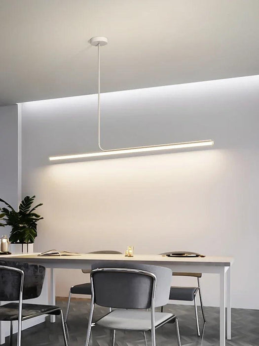 Modern Scandinavian LED Pendant Light with Remote Dimming - Chic Fixture for Dining and Home Bar Areas