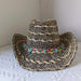 Lake Blue Western Cowboy Straw Hat Unisex with Adjustable Size