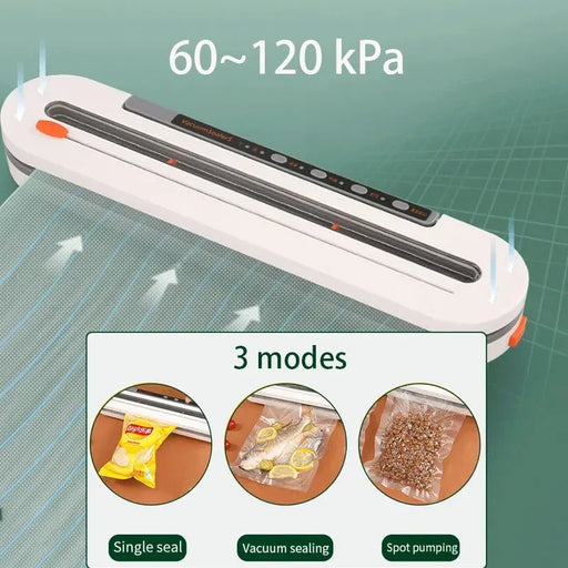 30cm Smart Food Storage Vacuum Sealer for Dry and Wet Foods - Household Essential for Freshness and Convenience
